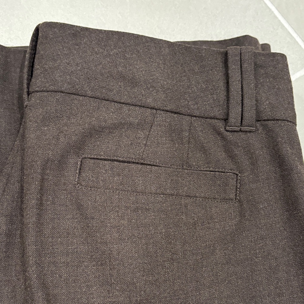Banana Republic Dark Brown Jackson Fit Trousers size 6 — 96% wool blend - Picture 8 of 9
